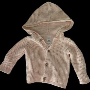 Carter's Soft Pink Knit Hoodie for Kids